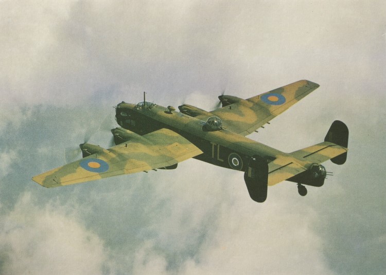 Halifax II Series 1 W7676 TL-P, mai 1942