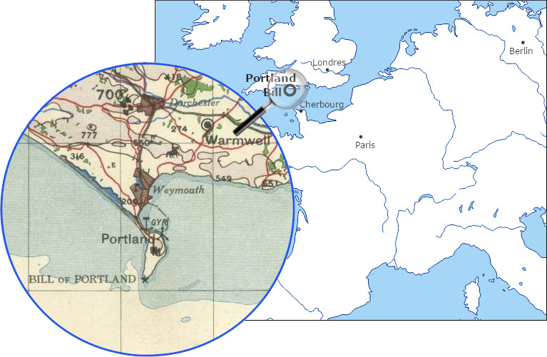Portland Bill en Europe Portland Bill en Europe