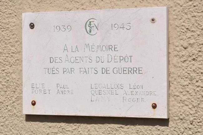 Plaque commémorative à Lison Plaque commémorative à Lison