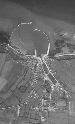 Verticale de Port-en-Bessin en 1947