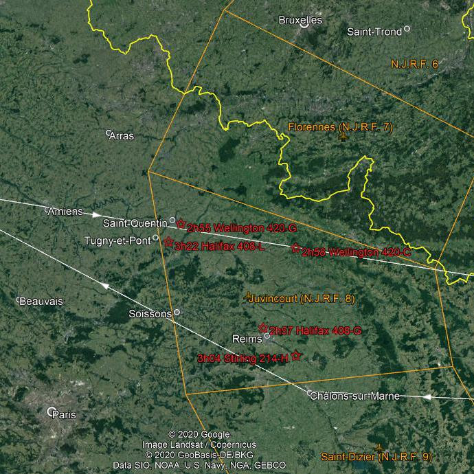 La route du retour entre 2h30 et 3h30