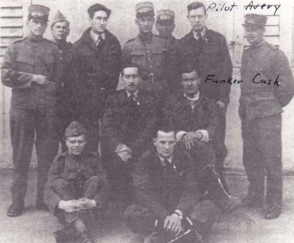 L'équipage du Sgt. J. V. Avery